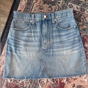 Madewell Jean Skirt
